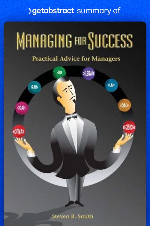 Produktbild: Summary of Managing for Success by Steven Smith