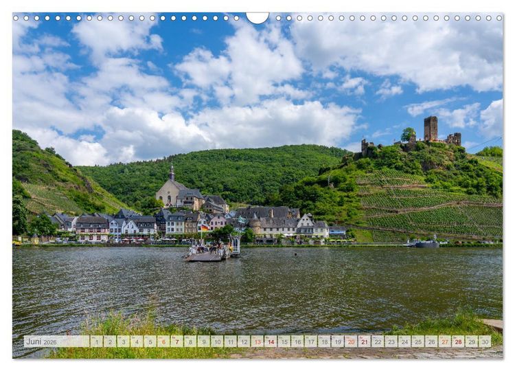 Produktbild: Die Mosel zwischen Koblenz und Trier (Wandkalender 2026 DIN A3 quer), CALVENDO Monatskalender