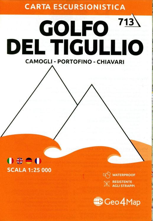 Produktbild: 713 Golfo del Tigullio. Camogli-Portofino-Chiavari. Carta es