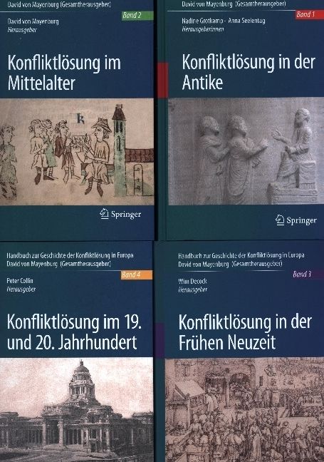 Produktbild: Handbuch zur Geschichte der Konfliktl&ouml;sung in Europa