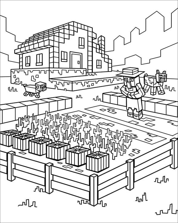 Produktbild: Malbuch f&uuml;r Minecrafter