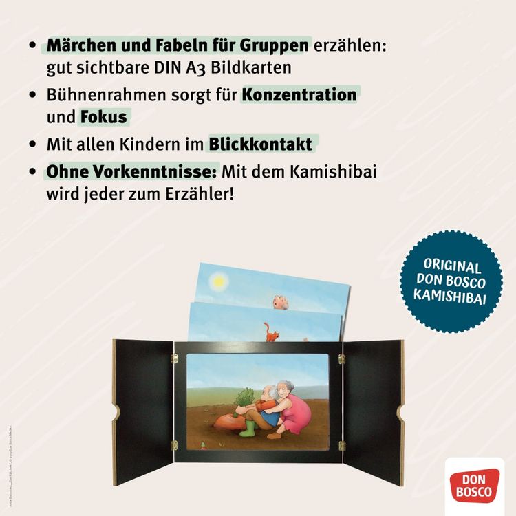 Produktbild: H&auml;nsel und Gretel. Kamishibai Bildkartenset