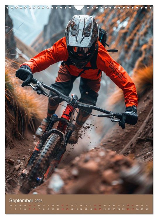 Produktbild: Freeride Adrenalin (Wandkalender 2026 DIN A3 hoch), CALVENDO Monatskalender