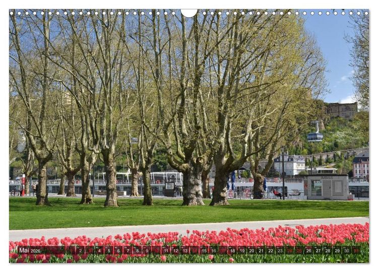 Produktbild: Koblenz Die Stadt am Deutschen Eck (Wandkalender 2026 DIN A3 quer), CALVENDO Monatskalender