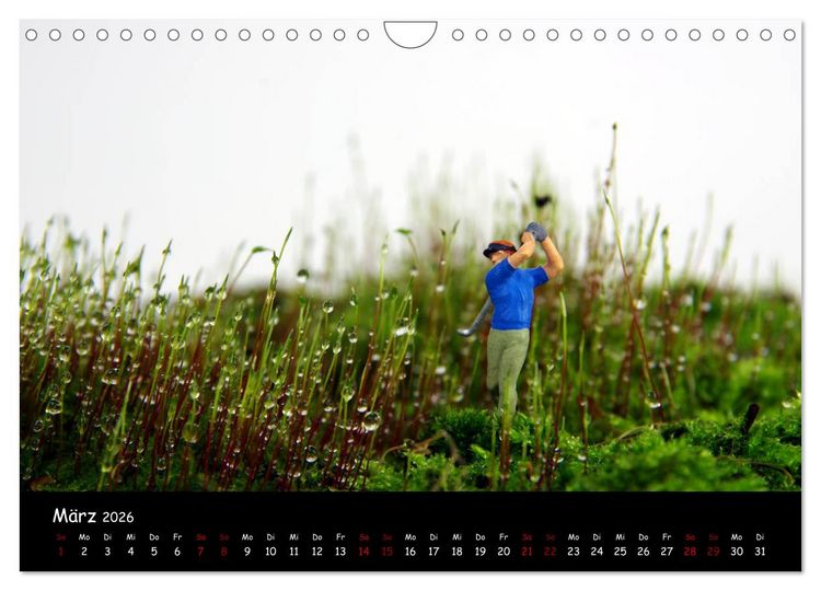 Produktbild: Minis Golf (Wandkalender 2026 DIN A4 quer), CALVENDO Monatskalender