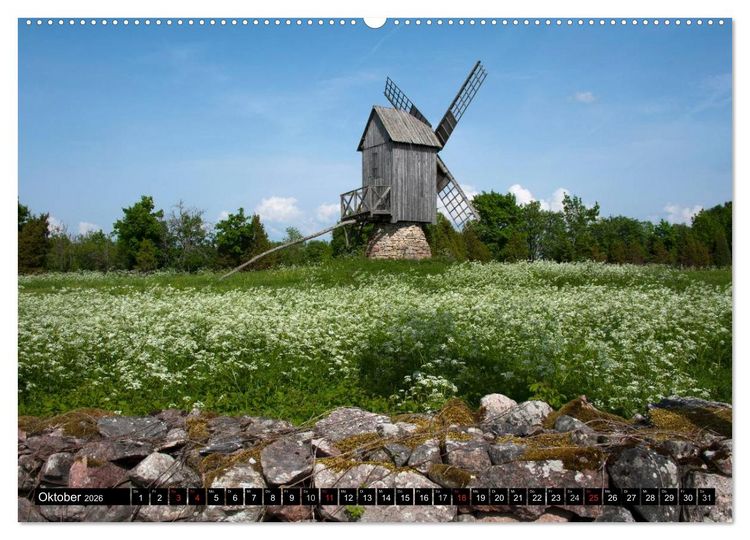 Produktbild: Estlands Sch&ouml;nheiten (Wandkalender 2026 DIN A2 quer), CALVENDO Monatskalender