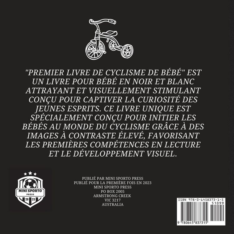 Produktbild: Premier Livre de Cyclisme de B&eacute;b&eacute;