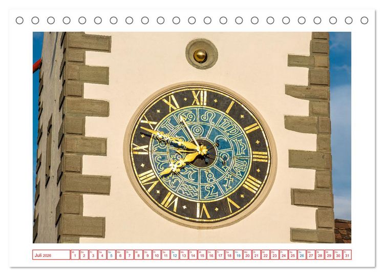 Produktbild: Diessenhofen am Hochrhein (Tischkalender 2026 DIN A5 quer), CALVENDO Monatskalender