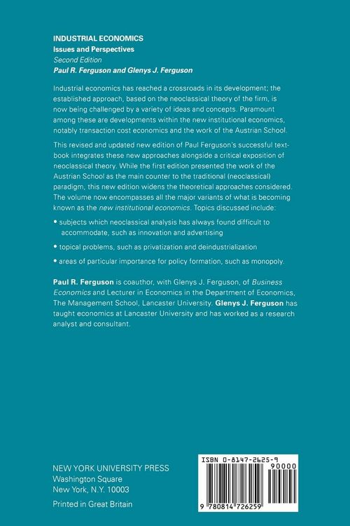 Produktbild: Industrial Economics