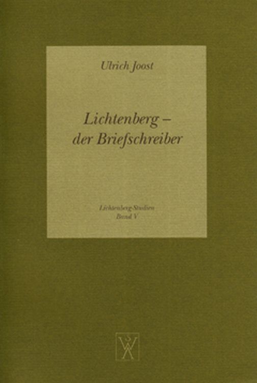 Produktbild: Lichtenberg - Der Briefschreiber