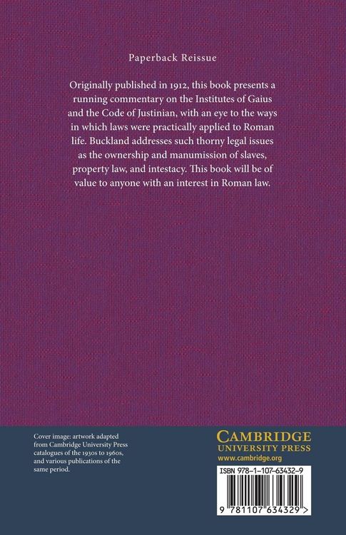 Produktbild: Elementary Principles of the Roman Private Law