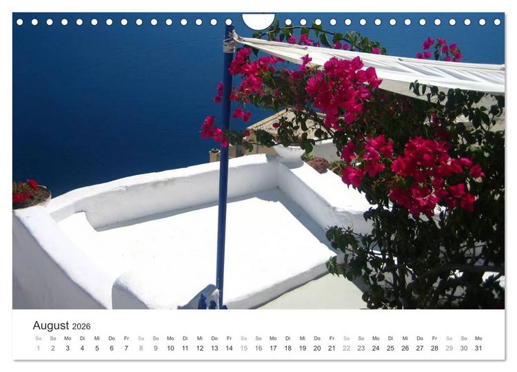 Produktbild: Hellas - ein Meer der Farben (Wandkalender 2026 DIN A4 quer), CALVENDO Monatskalender
