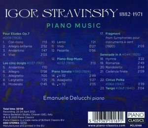 Produktbild: Stravinsky:Piano Music