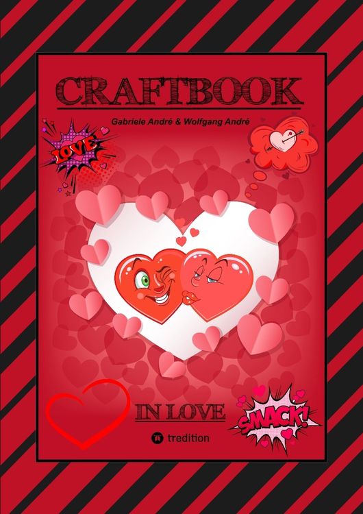 Produktbild: CRAFTBOOK - VERLIEBT - LIEBE MOTIVE - FREUNDSCHAFTSBAND - BASTELN - R&Auml;TSEL - AUSMALVORLAGEN - AUFGABEN - HERZEN