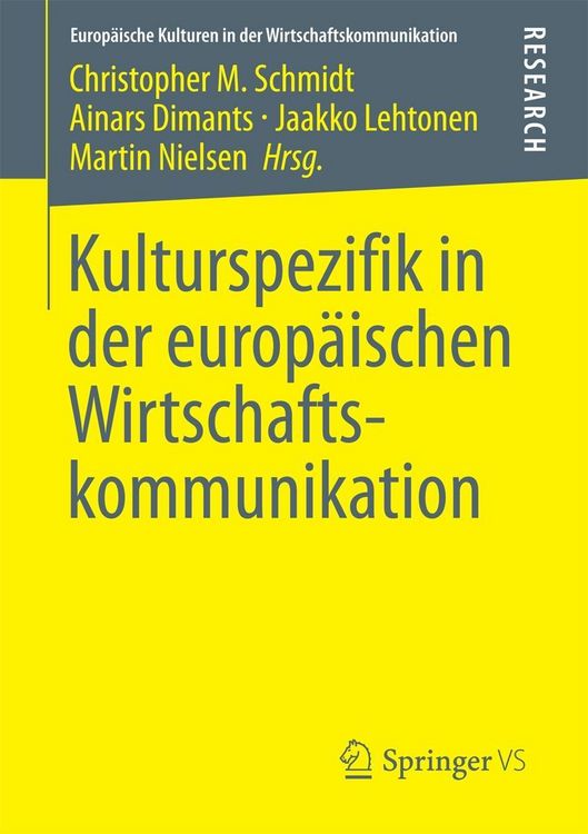 Produktbild: Kulturspezifik in der europ&auml;ischen Wirtschaftskommunikation