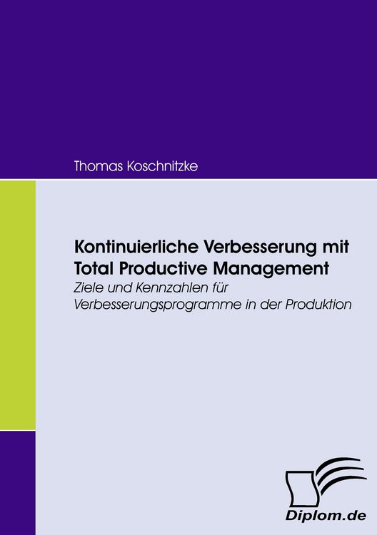 Produktbild: Kontinuierliche Verbesserung mit Total Productive Management