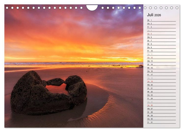 Produktbild: Sehnsucht nach Neuseeland (Wandkalender 2026 DIN A4 quer), CALVENDO Monatskalender