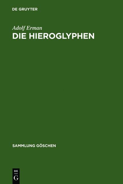 Produktbild: Die Hieroglyphen