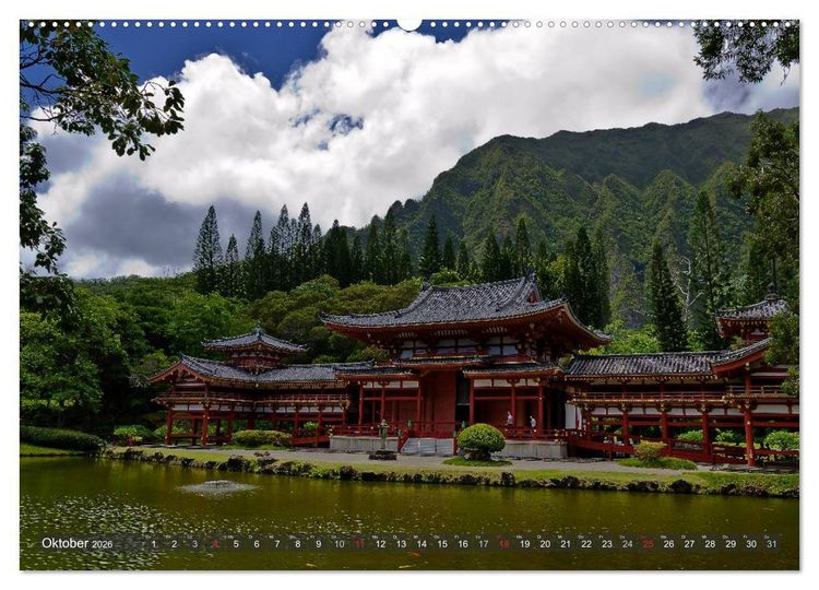 Produktbild: Hawaii - Inseln am anderen Ende der Welt (hochwertiger Premium Wandkalender 2026 DIN A2 quer), Kunstdruck in Hochglanz