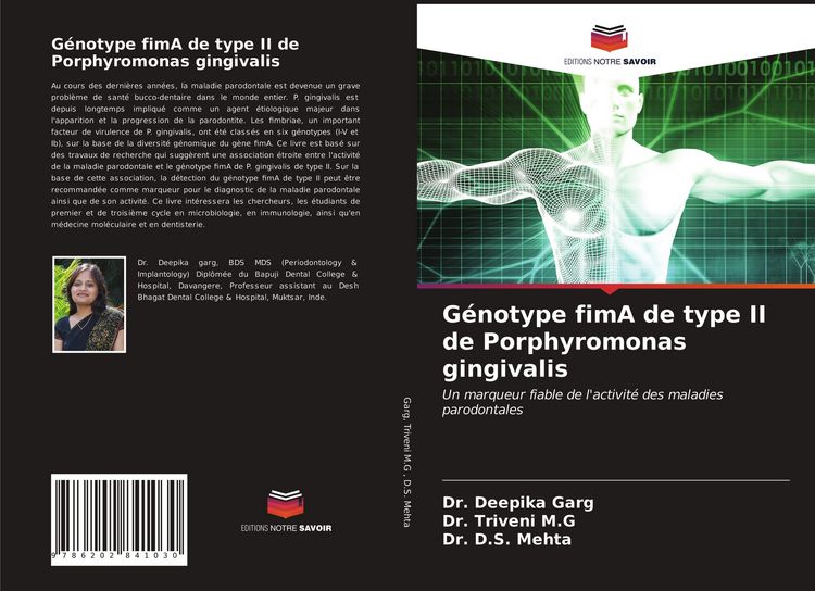 Produktbild: G&eacute;notype fimA de type II de Porphyromonas gingivalis
