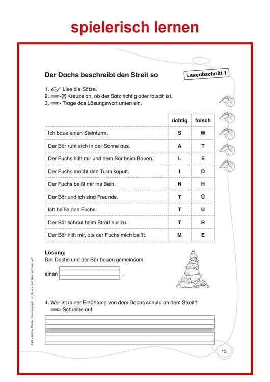 Produktbild: Literaturprojekt zu So war das! Nein, so! Nein, so!