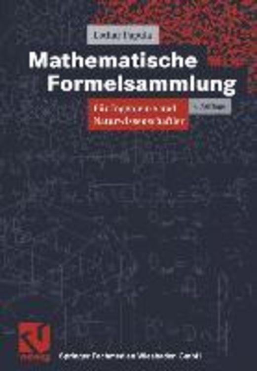 Produktbild: Mathematische Formelsammlung für Ingenieure und Naturwissenschaftler