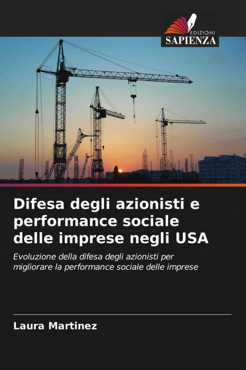 Produktbild: Difesa degli azionisti e performance sociale delle imprese negli USA