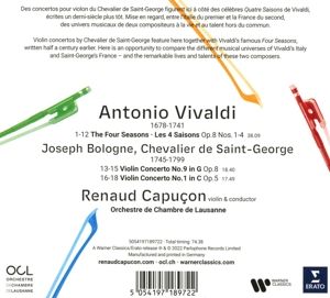 Produktbild: Die vier Jahreszeiten,Violinkonzerte op.5 & op.