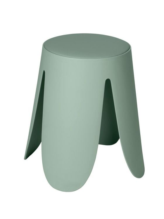 Produktbild: Badhocker Mod. Comiso Lindgrün matt, belastbar bis 180 kg