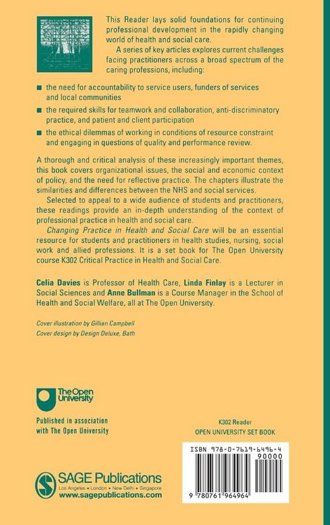 Produktbild: Changing Practice in Health and Social Care