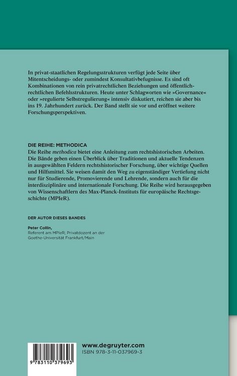 Produktbild: Privat-staatliche Regelungsstrukturen im fr&uuml;hen Industrie- und Sozialstaat