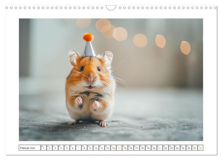 Produktbild: Lustige Hamster (Wandkalender 2026 DIN A3 quer), CALVENDO Monatskalender