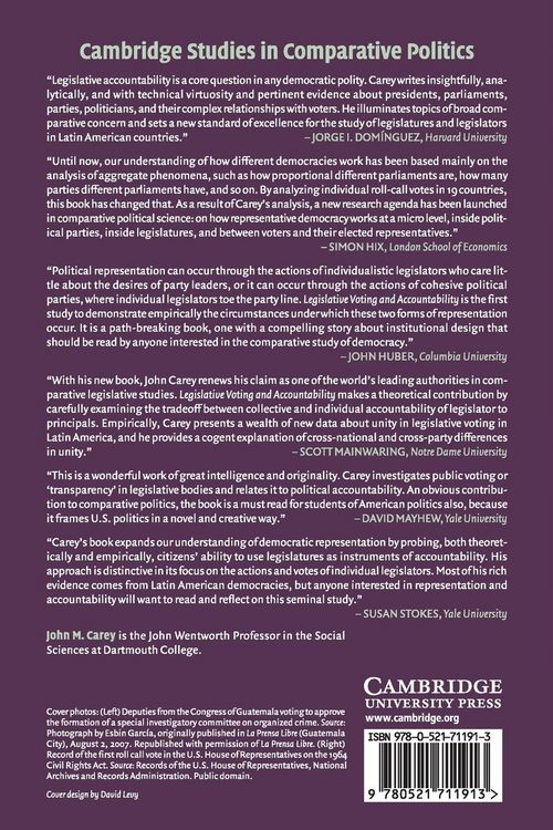 Produktbild: Legislative Voting and Accountability