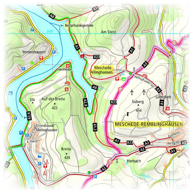Produktbild: Rund um den Hennesee, Meschede, Bestwig