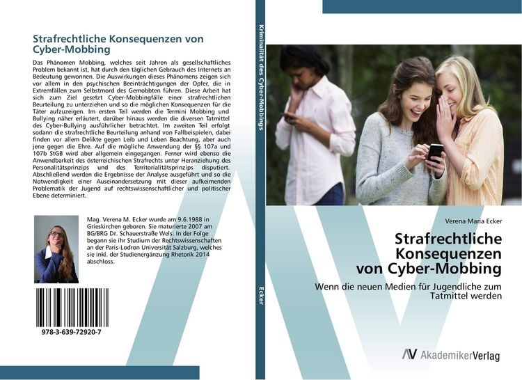 Produktbild: Strafrechtliche Konsequenzen von Cyber-Mobbing