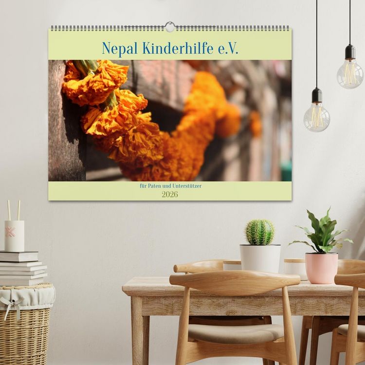 Produktbild: Kalender 2026 der Nepal Kinderhilfe e.V. (Wandkalender 2026 DIN A2 quer), CALVENDO Monatskalender