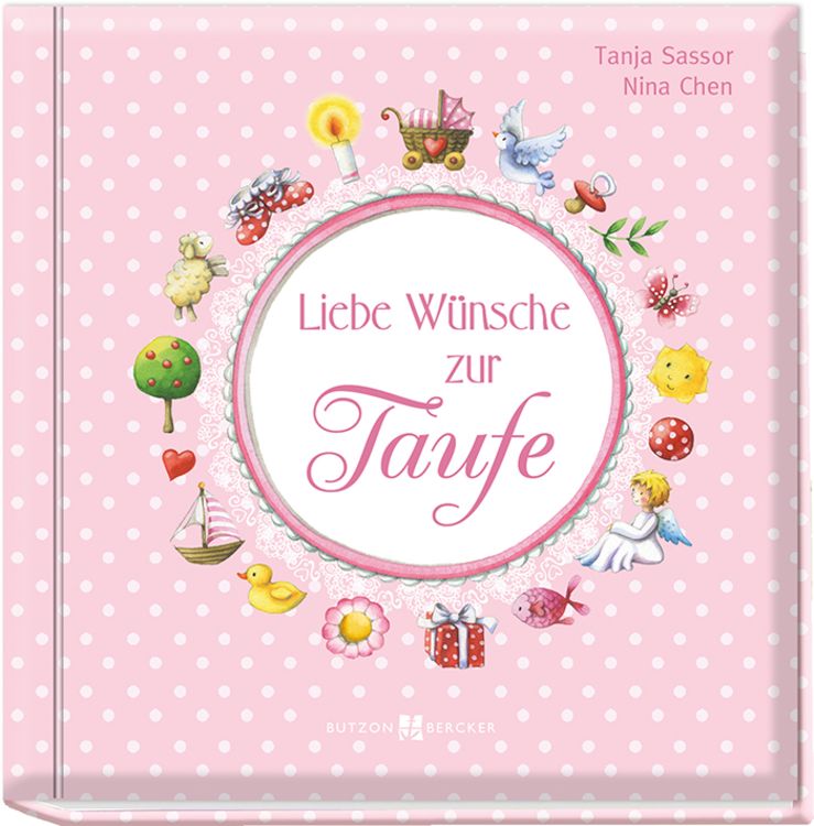 Produktbild: Liebe W&uuml;nsche zur Taufe (rosa)