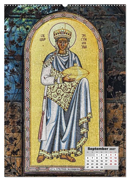 Produktbild: Orthodoxe Kirchen in Nordmazedonien (hochwertiger Premium Wandkalender 2027 DIN A2 hoch), Kunstdruck in Hochglanz