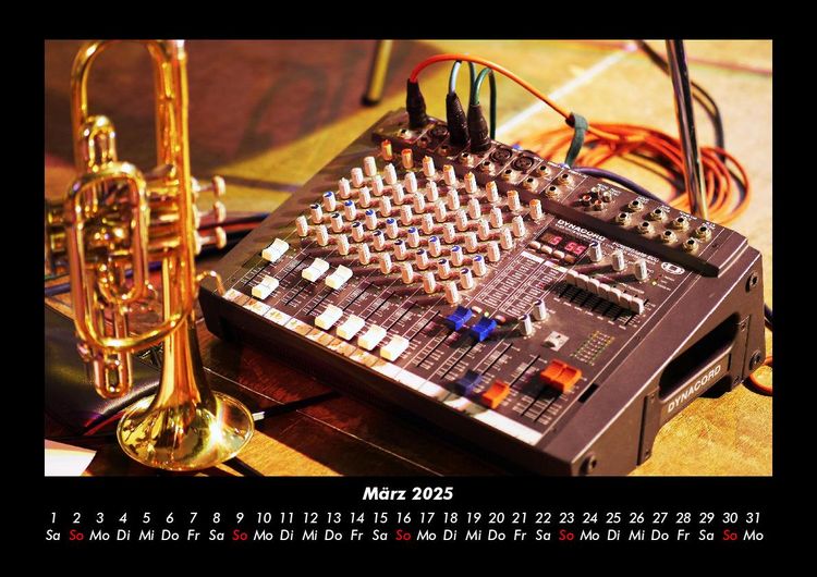 Produktbild: Musik 2025 Fotokalender DIN A3