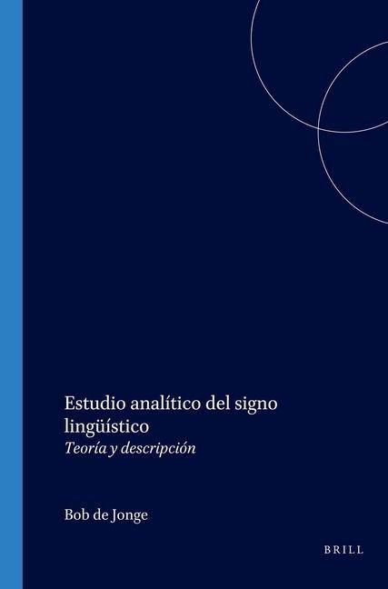 Produktbild: Estudio Anal&iacute;tico del Signo Ling&uuml;&iacute;stico