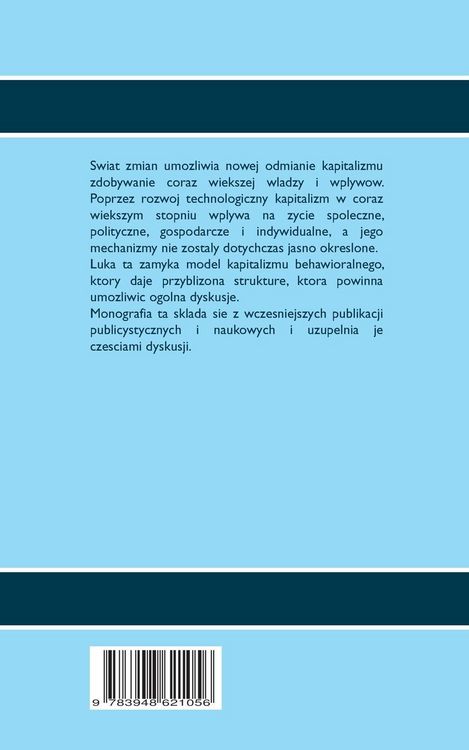 Produktbild: Pierwsze fundamenty kapitalizmu behawioralnego