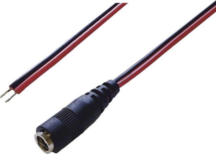 Produktbild: BKL Electronic 075905-750 DC-Steckverbinder DC-Kupplung - verzinnt 2.5 mm 0.75 m 1 St. Single
