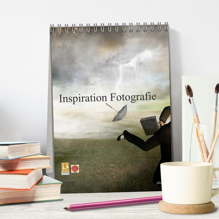 Produktbild: Inspiration Fotografie (Tischkalender 2026 DIN A5 hoch), CALVENDO Monatskalender