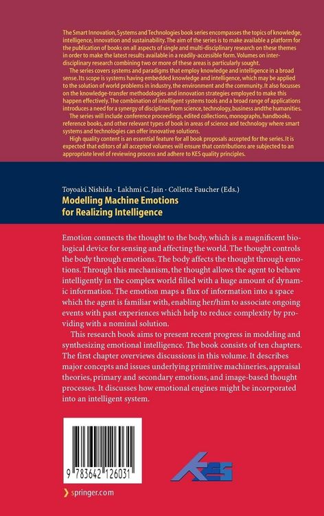 Produktbild: Modelling Machine Emotions for Realizing Intelligence