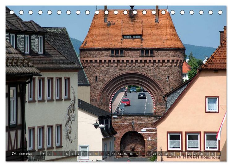 Produktbild: Miltenberg am Main (Tischkalender 2026 DIN A5 quer), CALVENDO Monatskalender