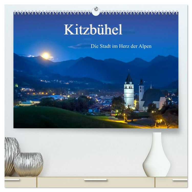 Produktbild: Kitzb&uuml;hel. Die Stadt im Herz der Alpen (hochwertiger Premium Wandkalender 2026 DIN A2 quer), Kunstdruck in Hochglanz