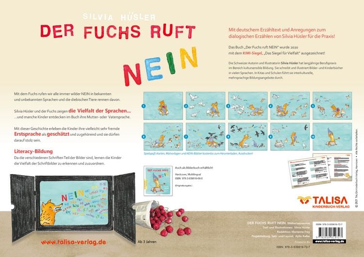 Produktbild: Der Fuchs ruft NEIN - Bildkartenversion (A3, Multilingual)