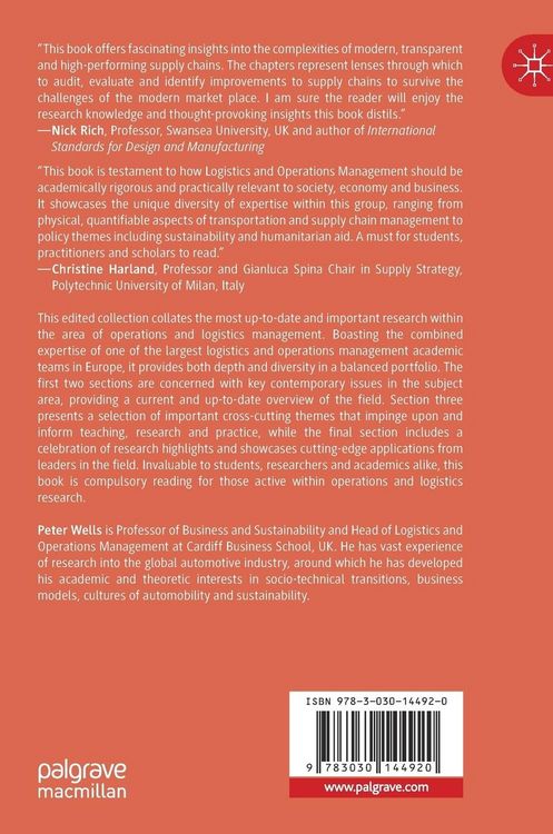 Produktbild: Contemporary Operations and Logistics