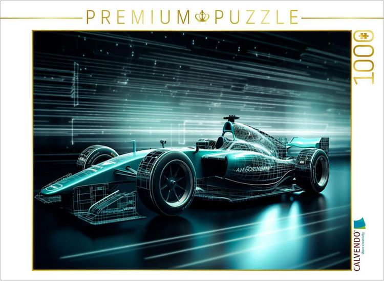 Produktbild: CALVENDO Puzzle Ein Motiv aus dem Kalender Formel E Phantasien | 1000 Teile Lege-Gr&ouml;&szlig;e 64x48cm Foto-Puzzle f&uuml;r gl&uuml;ckliche Stunden
