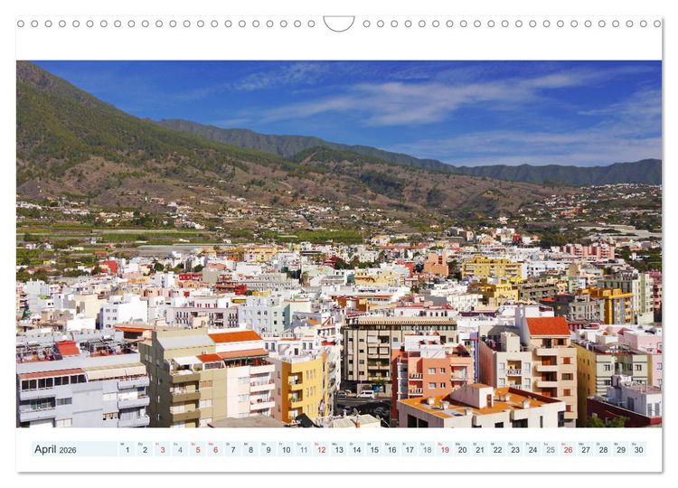 Produktbild: La Palma. Wandern, Flanieren und Genie&szlig;en (Wandkalender 2026 DIN A3 quer), CALVENDO Monatskalender
